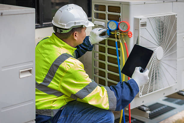 Professional Air Duct Cleaning technician working in Centerville, SC